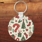 クリスマスキーチェーン キーホルダー (正面)
