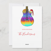 クリスマスギタカッコいいサイケデリックー シーズンカード (裏面)