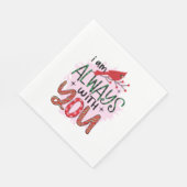 クリスマスギフトいつも一緒 スタンダードランチョンナプキン (角)