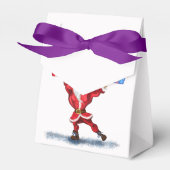 クリスマスギフトお気に入りボックスボディビルダーサンタおもしろい フェイバーボックス (正面サイド)