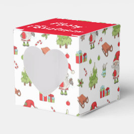 クリスマスギフトお菓子箱 フェイバーボックス