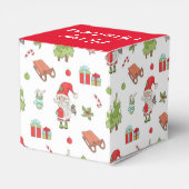 クリスマスギフトお菓子箱 フェイバーボックス (裏面サイド)