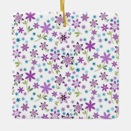 クリスマスギフトかわいいフローラディティ セラミックオーナメント