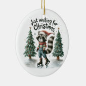 クリスマスギフトがクリスマス待ち セラミックオーナメント (右)