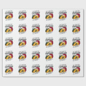 クリスマスギフトが欲しいものはタコス ラッピングペーパー (フラット)