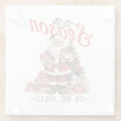 クリスマスギフトこの季節 ガラスコースター (裏面)