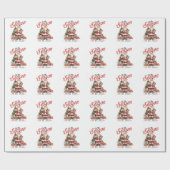 クリスマスギフトこの季節 ラッピングペーパー (フラット)
