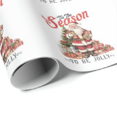 クリスマスギフトこの季節 ラッピングペーパー (ロールコーナー)