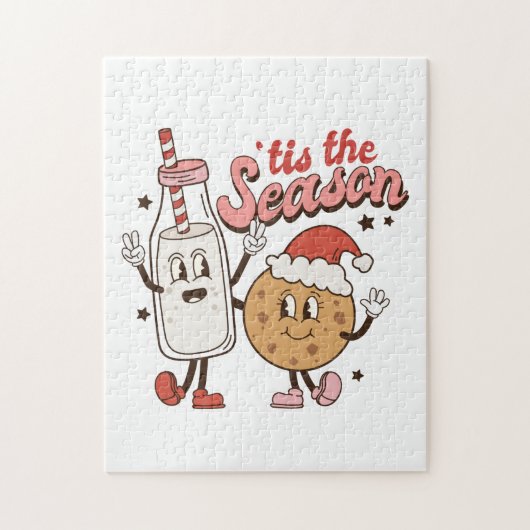 クリスマスギフトそれはクリスマスの季節である ジグソーパズル (縦)