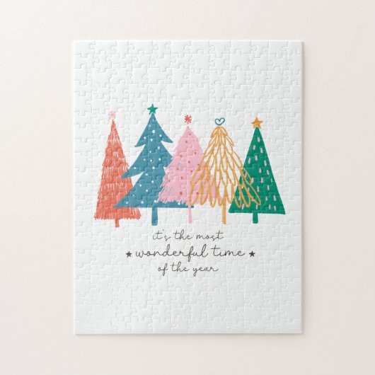 クリスマスギフトそれは最も素晴らしい時間である ジグソーパズル (縦)