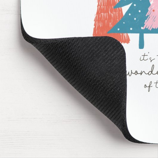 クリスマスギフトそれは最も素晴らしい時間である マウスパッド (コーナー)