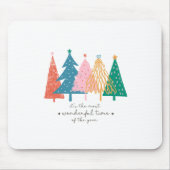 クリスマスギフトそれは最も素晴らしい時間である マウスパッド (正面)