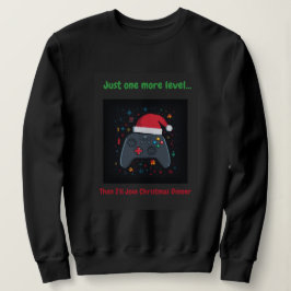 クリスマスギフトにぴったりな面白いゲーマーグッズ スウェットシャツ