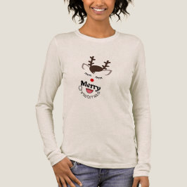 クリスマスギフトに最適なカスタムホリデー グラフィックTシャツ トライブレンドTシャツ
