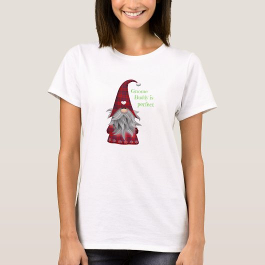 クリスマスギフトのアイデア 珍しいグノームの友達は最高 Tシャツ (正面)