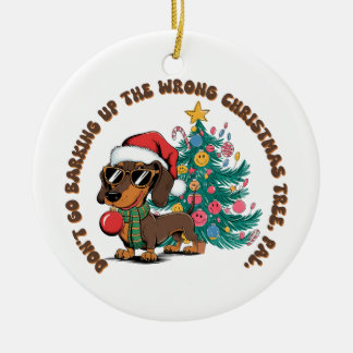 クリスマスギフトは吠えて行かない セラミックオーナメント