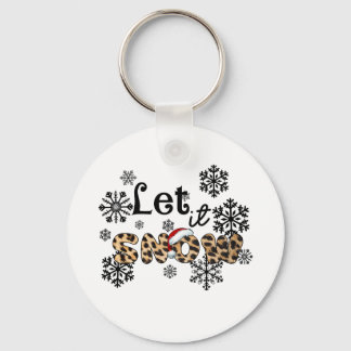 クリスマスギフトウィットユキヒョウ キーホルダー