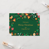 クリスマスギフトカード カード (正面/裏面インサイチュ)