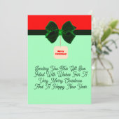 クリスマスギフトカード シーズンカード (スタンド正面)