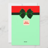 クリスマスギフトカード シーズンカード (裏面)