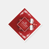 クリスマスギフトカード スタンダードカクテルナプキン (角)