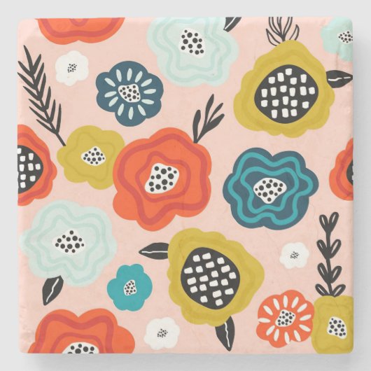 クリスマスギフトクリエイティブ装飾花 ストーンコースター (正面)