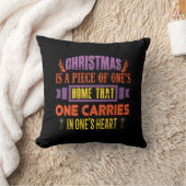 クリスマスギフトクリスマスはピース クッション (ブランケット)