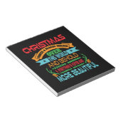 クリスマスギフトクリスマスウェーブア魔法杖 ノートパッド (アングル)