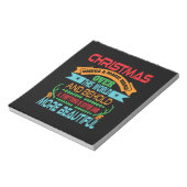 クリスマスギフトクリスマスウェーブア魔法杖 ノートパッド (回転)