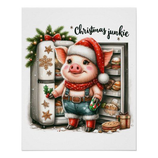 クリスマスギフトクリスマスジャンキー ポスター (正面)