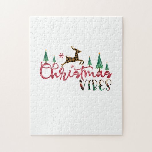 クリスマスギフトクリスマスビベス ジグソーパズル (縦)