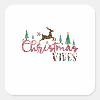クリスマスギフトクリスマスビベス スクエアシール