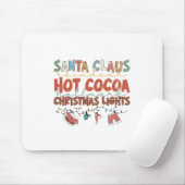 クリスマスギフトサンタクロースクリスマスライト マウスパッド (マウス)