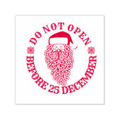 クリスマスギフトシール |クリスマスの日まで開かない セルフインキングスタンプ (デザイン)