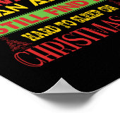 クリスマスギフトスリープオンクリスマスイブ ポスター (角)