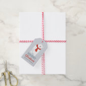 クリスマスギフトタグかわいいホッキョクグマ ギフトタグ (より糸付き)