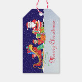 クリスマスギフトタグの前の夜 ギフトタグ (正面)