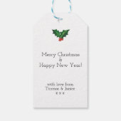 クリスマスギフトタグは今シーズンすてきだ ギフトタグ (裏面)