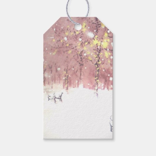 クリスマスギフトタグアートとデザイン ギフトタグ (正面)