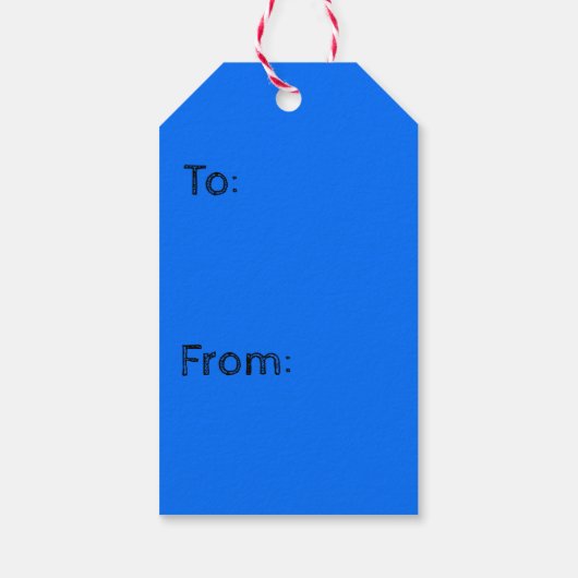 クリスマスギフトタグエンジェルズブルーハート ギフトタグ (裏面)