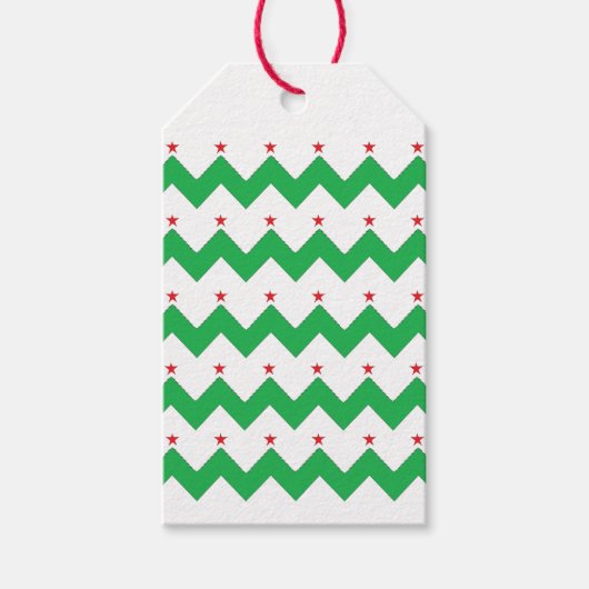 クリスマスギフトタグクリスマスツリー ギフトタグ (正面)