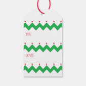 クリスマスギフトタグクリスマスツリー ギフトタグ (裏面)