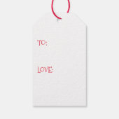 クリスマスギフトタグクリスマスマウス〔雄ジカの〕枝角 ギフトタグ (裏面)