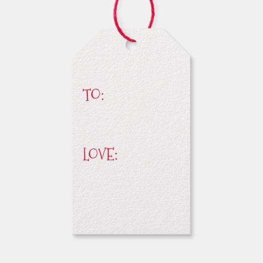 クリスマスギフトタグクリスマスマウス〔雄ジカの〕枝角 ギフトタグ (裏面)