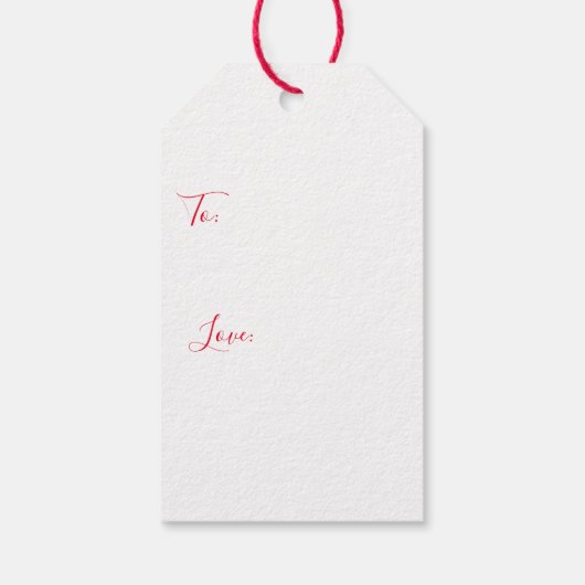 クリスマスギフトタグクリスメリーマウス ギフトタグ (裏面)