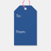 クリスマスギフトタグサンタ小妖精や小人 ギフトタグ (裏面)