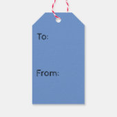 クリスマスギフトタグシルバーツリー ギフトタグ (裏面)