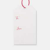 クリスマスギフトタグトインデナープレゼント ギフトタグ (裏面)