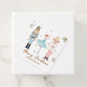 クリスマスギフトタグナツクラッカーとバレリーナ フェイバータグ (インサイチュ)