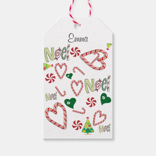 クリスマスギフトタグノエル ギフトタグ (正面)